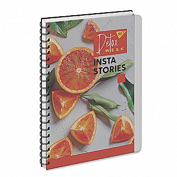 Тетрадь А4/144 кл. YES пласт. обл. Insta stories, 160114