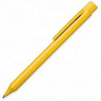 Ручка шариковая Schneider Essential, корпус желтый (синяя), S937395 Ручка шариковая Schneider Essential, корпус желтый (синяя), S937395