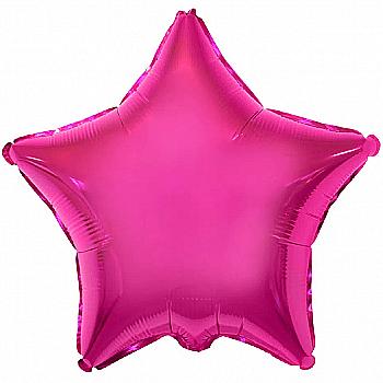 Куля повітряна 18" Зірка металік малиновий Ф, 1204-0099 Куля повітряна 18" Зірка металік малиновий Ф, 1204-0099