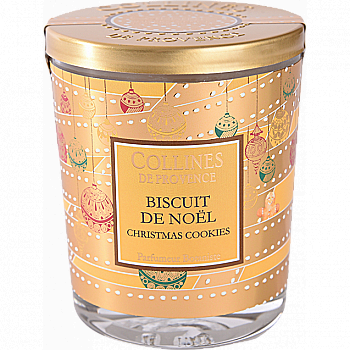 Свеча "Рождественское печенье" 180 г, C3008BIN, Collines de Provence Свеча "Рождественское печенье" 180 г, C3008BIN, Collines de Provence