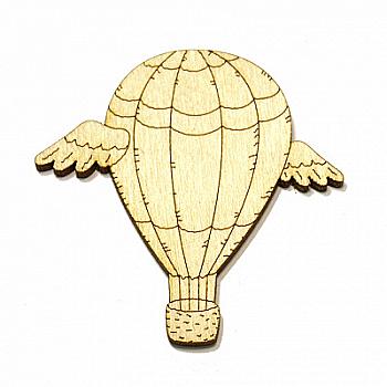 Заготівка дерев`яна Повітряна куля (гравірування), в асортименті 105 Заготівка дерев`яна Повітряна куля (гравірування), в асортименті 105