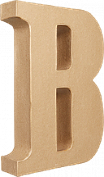 Заготівка з пап`є-маше Літера "B" 5*22*30 см, AC395O ТМ "Clairefontaine"