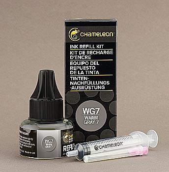 Чернило для заправки маркера Chameleon 25 мл - Warm Grey 7 (теплий сірий, WG7), CT9052 Чернило для заправки маркера Chameleon 25 мл - Warm Grey 7 (теплий сірий, WG7), CT9052