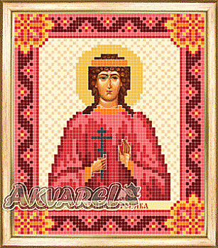 Схема для вышивания бисером иконы СБИ-078 "Вероника" 12*14 см ТМ "Чарівна мить"