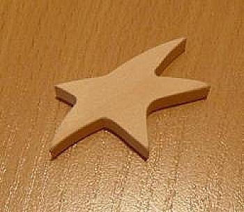 Заготовка деревянная декупажная "Звезда", 0037