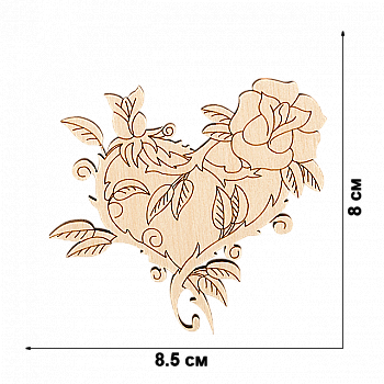 Заготовка дерев`яна для декорування, FLC-312