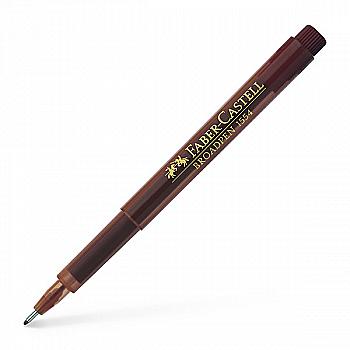 Ручка капілярна 0,8 мм Broadpen 1554 коричневий, 155477 Faber-Castell *** Ручка капілярна 0,8 мм Broadpen 1554 коричневий, 155477 Faber-Castell ***