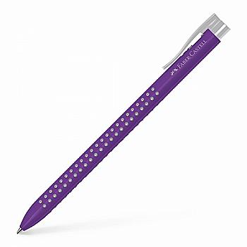 Ручка кулькова автомат. тригранна Grip 2022 фіолетова, 544636 Faber-Castell *** Ручка кулькова автомат. тригранна Grip 2022 фіолетова, 544636 Faber-Castell ***