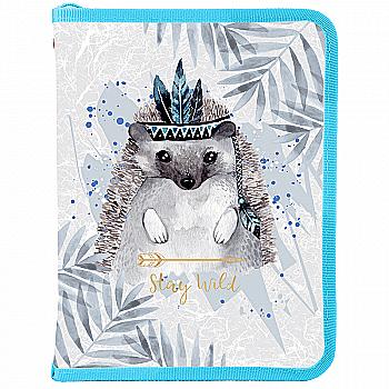 Папка об`ємна на блискавці, А5+, Cuties-01, 1805-91-A Папка об`ємна на блискавці, А5+, Cuties-01, 1805-91-A