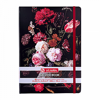 Блокнот для графики Art Creation, Натюрморт с цветами, 140 г/м², 21*29,7 см, 80 л, Royal Talens Блокнот для графики Art Creation, Натюрморт с цветами, 140 г/м², 21*29,7 см, 80 л, Royal Talens