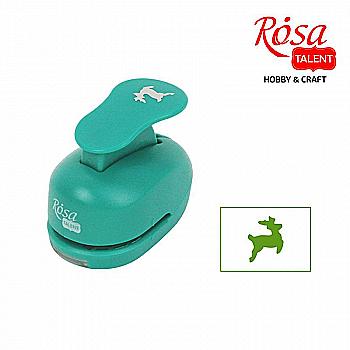 Фігурний діркопробивач Оленя 1,6 см Rosa Talent