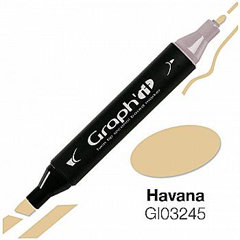 Маркер двосторонній, Гавана (коричнево-сірий 3245), GI03245 Graph`it Маркер двосторонній, Гавана (коричнево-сірий 3245), GI03245 Graph`it