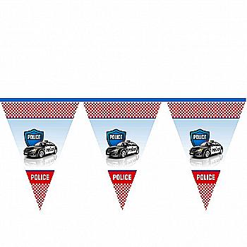 Гирлянда-буквы С Днем Рождения Полиция, 280 см, 3505-0017