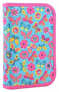 Пенал твёрдый одинарный с двумя клап. Butterfly, 20,5*13*3,6, 531697 Пенал твёрдый одинарный с двумя клап. Butterfly, 20,5*13*3,6, 531697