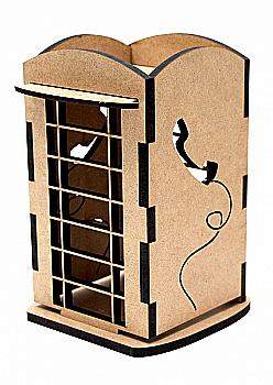 Чайний будиночок 1, серія "Лондон", МДФ, 12*12*17,5см, ТМ Rosa Talent