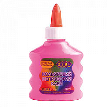 Клей рожевий непрозорий на PVA-основі, 88 мл, ZB.6113-10 Клей рожевий непрозорий на PVA-основі, 88 мл, ZB.6113-10