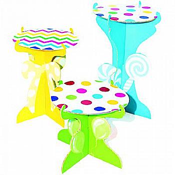 Стійка для кексів міні Горошок-Шеврон, 1502-2192