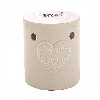 Аромалампа Scentchips с тиснением "Сердце" 9*10 см, розовый, 808449 Аромалампа Scentchips с тиснением "Сердце" 9*10 см, розовый, 808449