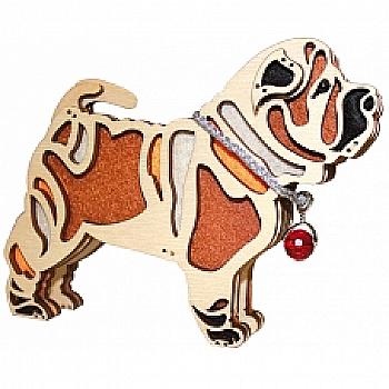 Набор-Конструктор "Шарпей" (12,3*3,6*9,5 см) фанера, 084-F