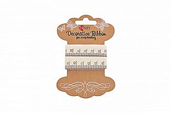 Стрічка бавовняна з малюнком "Сантиметр" 2 м, 741322