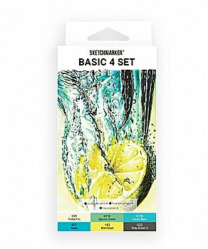 Набір маркерів SKETCHMARKER Basic 4/Базові відтінки 4, 6 шт, SM-6BAS4 Набір маркерів SKETCHMARKER Basic 4/Базові відтінки 4, 6 шт, SM-6BAS4