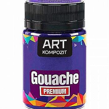Гуаш художня "Premium" 60 мл, Ультрамарин фіолетовий, ART Kompozit Гуаш художня "Premium" 60 мл, Ультрамарин фіолетовий, ART Kompozit