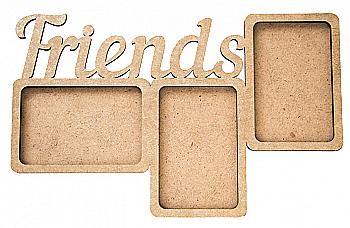 Заготовка Рамка "Friends", МДФ, 38*23,5*0,6 см, Rosa Talent Заготовка Рамка "Friends", МДФ, 38*23,5*0,6 см, Rosa Talent