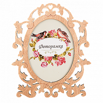 Заготовка фоторамки для декорування, FLPF-005