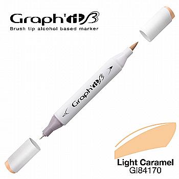 Маркер двухсторонний Brushmarker, Светлая карамель (4170), GI84170 Graph`it Маркер двухсторонний Brushmarker, Светлая карамель (4170), GI84170 Graph`it