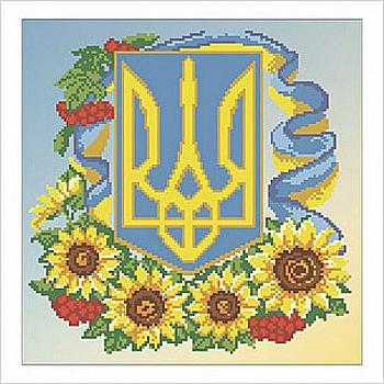 Набор для вышивания "Герб с цветами" ТН-0541, ТМ "ВДВ" Набор для вышивания "Герб с цветами" ТН-0541, ТМ "ВДВ"