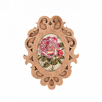 Набір для вишивки з фігурною рамкою, FLG-041