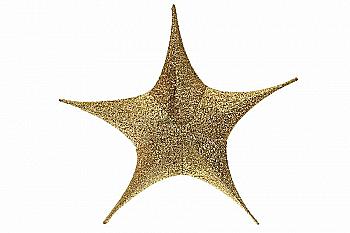 Зірка декоративна золота 2, 80 см, 5-64830