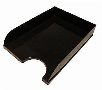 Лоток для паперів горизонтальний ЛГ-04, чорний, КиП Лоток для паперів горизонтальний ЛГ-04, чорний, КиП