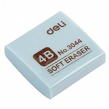 Гумка 35х35х11 мм, квадрат, суперм`який, Deli 3044 Гумка 35х35х11 мм, квадрат, суперм`який, Deli 3044