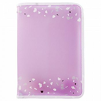 Папка об`ємна на блискавці, А4+, Shine, бузкова, 1807-36-A