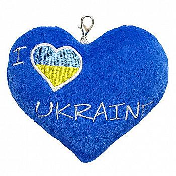 Серце - брелок "I love Ukraine", ПД-0432, Tigres Серце - брелок "I love Ukraine", ПД-0432, Tigres