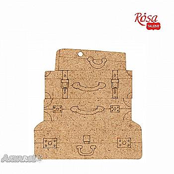 Заготівка Валіза, ДВП, 8*8 см, 1 шт, Rosa Talent (5)