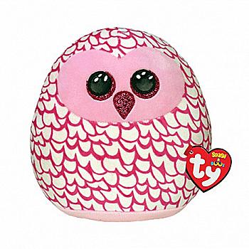 Іграшка м`яка TY Squish-a-Boos Рожева сова "Pinky" 20 см, 39300 Іграшка м`яка TY Squish-a-Boos Рожева сова "Pinky" 20 см, 39300