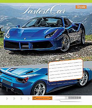 Зошит 18 лін. 1В Fastest car -18, 762388 (7430) Зошит 18 лін. 1В Fastest car -18, 762388 (7430)
