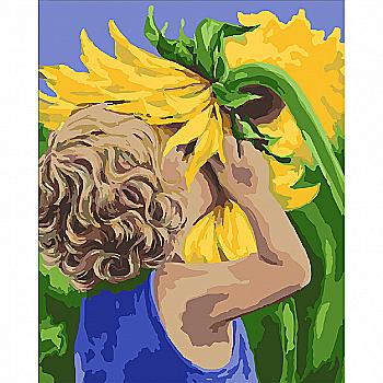 Набір для розпису по номерах 40*50 см "Сонячний аромат", 954260 Santi