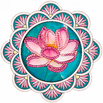 Магніт для вишивання бісером з фігурною рамкою, FLD-018