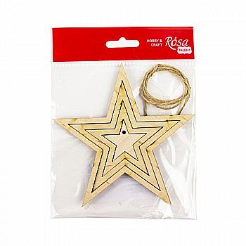 Заготовка Зірка 4 в 1, 2 шт, фанера, 12,5*12,5 см., Rosa Talent (2) Заготовка Зірка 4 в 1, 2 шт, фанера, 12,5*12,5 см., Rosa Talent (2)
