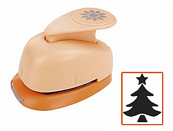 Фігурний дирокол 1,6 см Ялинка, JCDZ-105-137 DpCraft Фігурний дирокол 1,6 см Ялинка, JCDZ-105-137 DpCraft