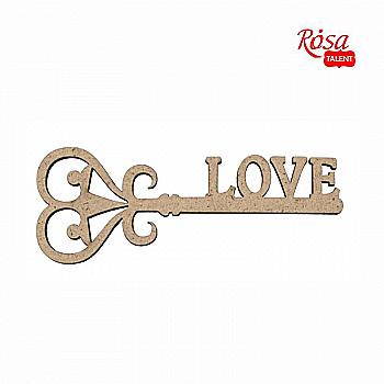 Заготовка Ключик "Love" 2, ДВП, 10*3,8 см, Rosa Talent (4) Заготовка Ключик "Love" 2, ДВП, 10*3,8 см, Rosa Talent (4)