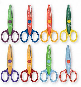 Ножницы для творчества 1В 13 см 8 шт в тубусе 480402
