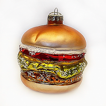Ялинкова прикраса Гамбургер 9*9,5 см, YQU0771-4 Ялинкова прикраса Гамбургер 9*9,5 см, YQU0771-4