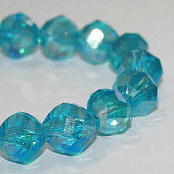 Бусы хрустальные на нити, 12 мм/36 шт., 11393/101ABC Crystal Art