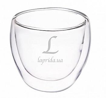 Рюмка стеклянная с двойным дном 80 мл, 671-187