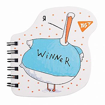 Блокнот А7/24 подв. спіраль "Гусь", 681812