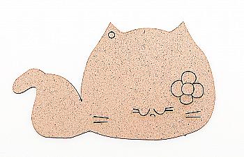 Заготовка Котенок 1, 1 шт, ДВП, 6,0*9,6*0,3 см, Rosa Талент